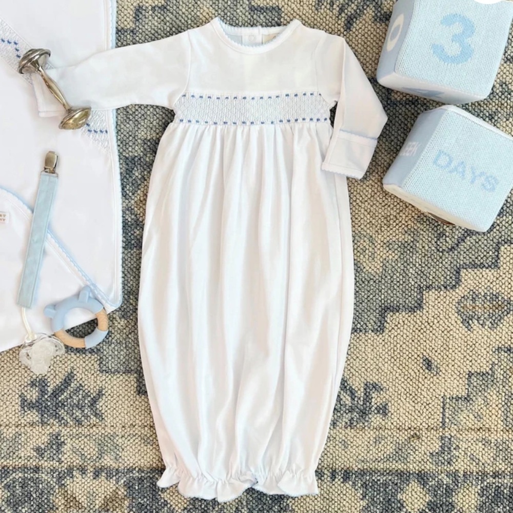 *Brand New* The Beaufort Bonnet Co. Sweetly Smocked Greeting Gown